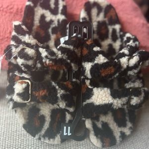 Brand New Animal Print Shoes/Slippers